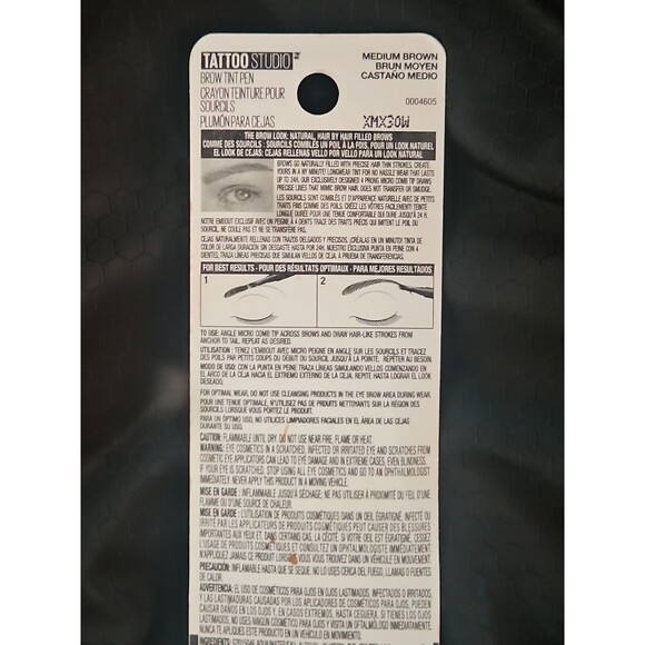 Maybelline ~ Tattoo Studio Eyebrow ~ #360 - Medium Brown - Picture 6 of 7